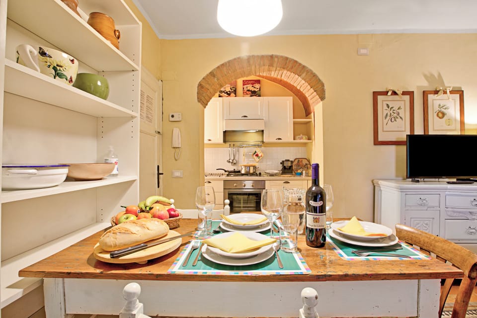 Kitchen and dining area