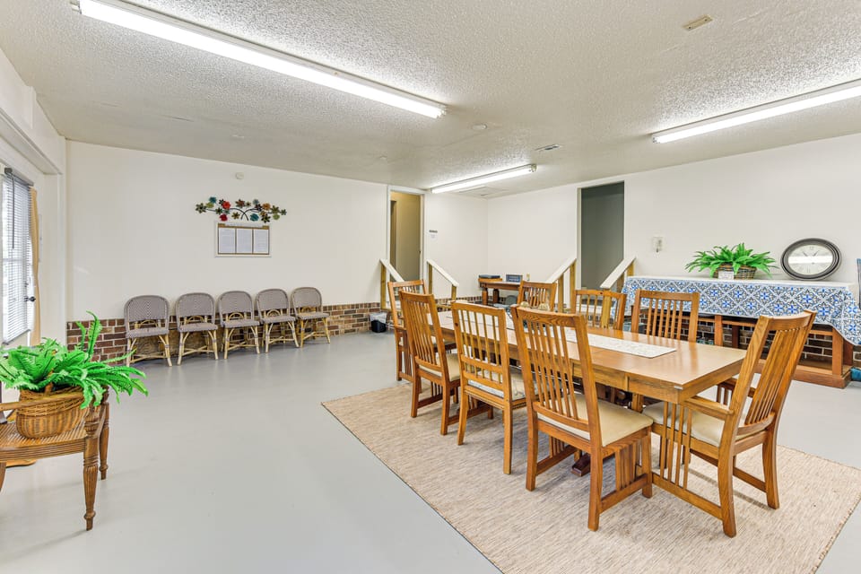 Entertainment Room | Dining Table | Mini-Split A/C Unit