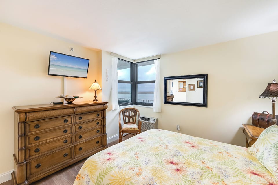 Enjoy TV Or The Great Views From Your Bedroom