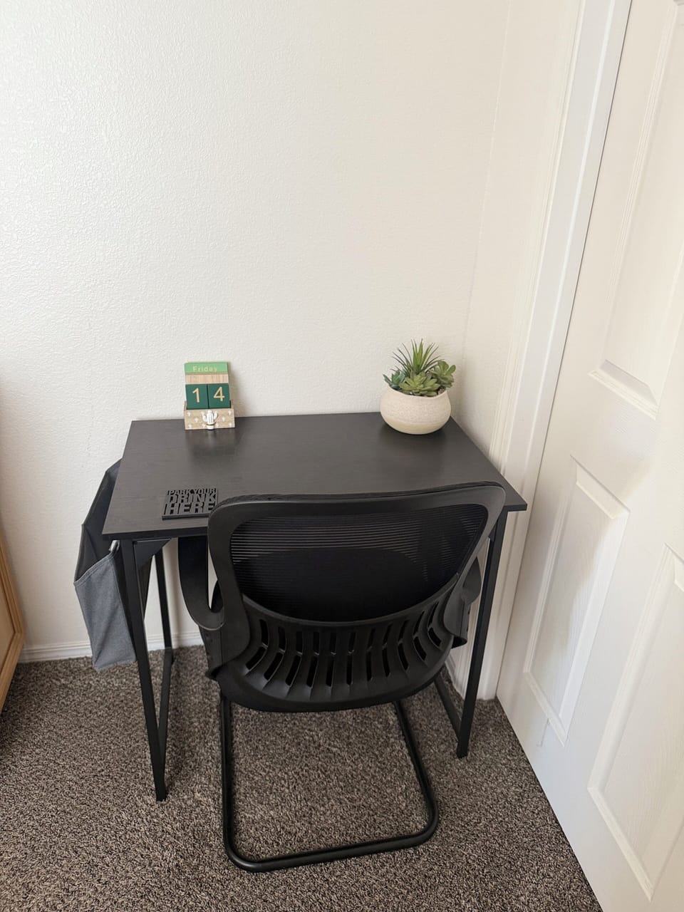 Small desk area