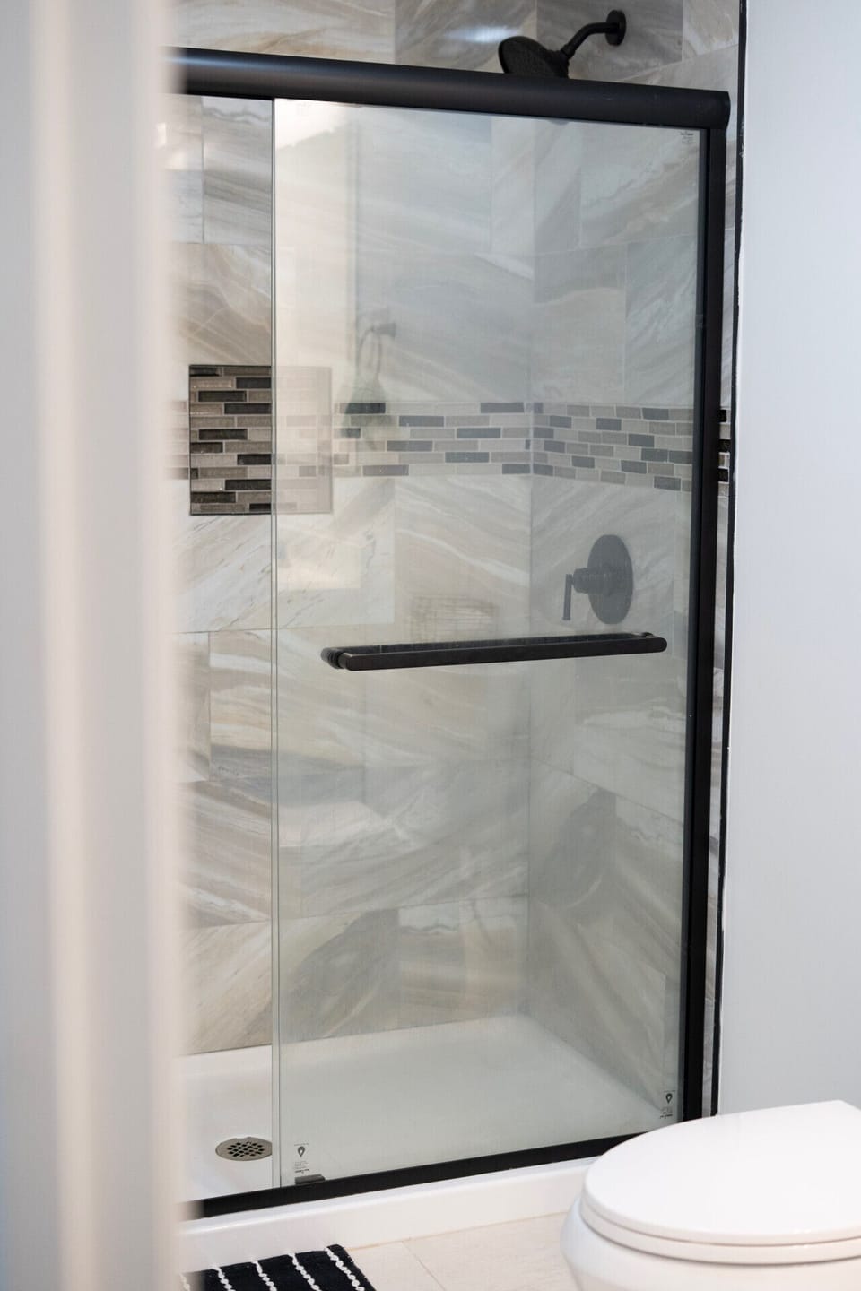 Master shower