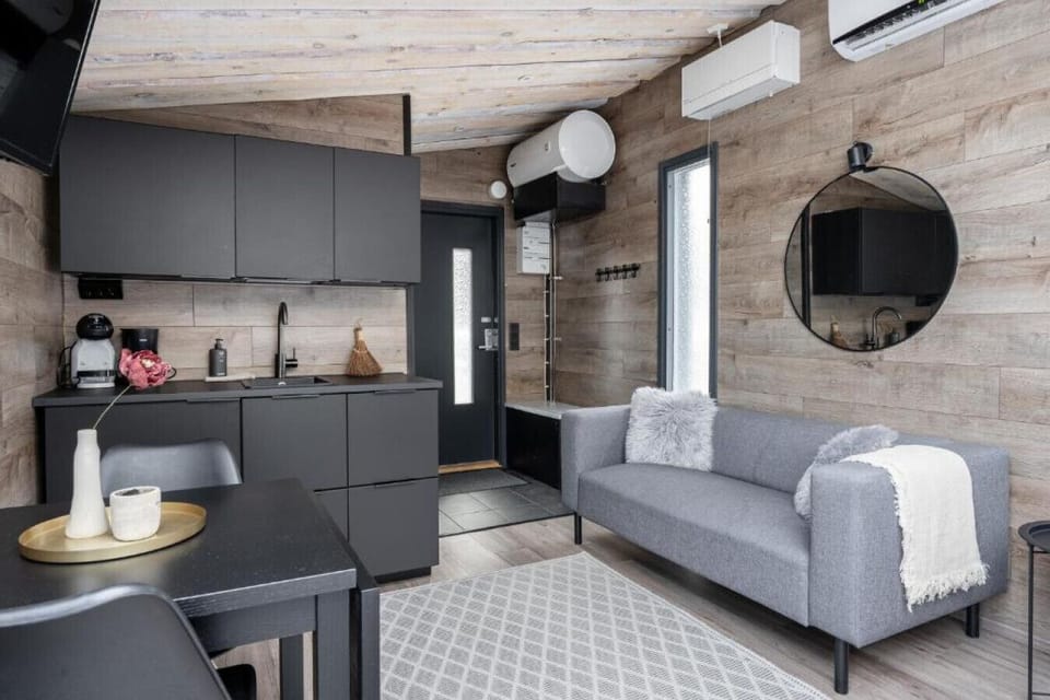 Studio is big enough for even 3 guests with an extra bed