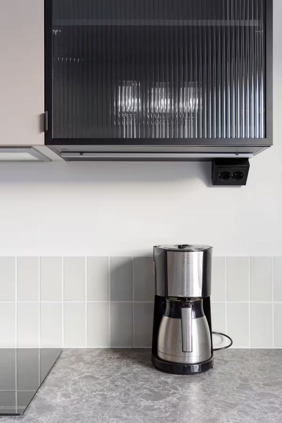 Apartment kitchen with a dishwasher