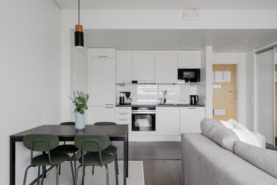 Kitchen and dining area