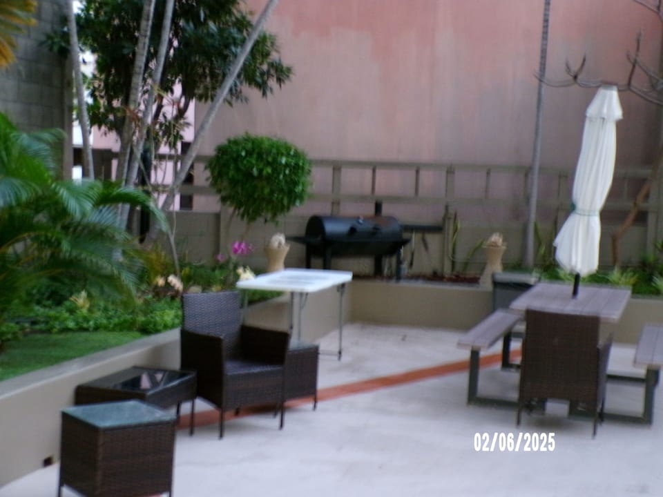 BBQ  CHARCOAL GRILL  LOCATED ON AMENITY LEVEL  