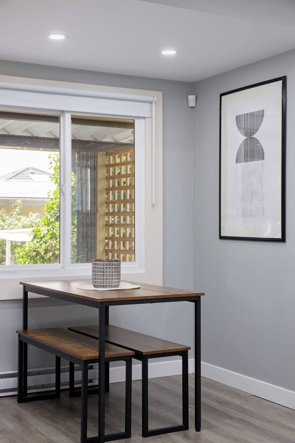 Kitchen dinette for coffee and dining