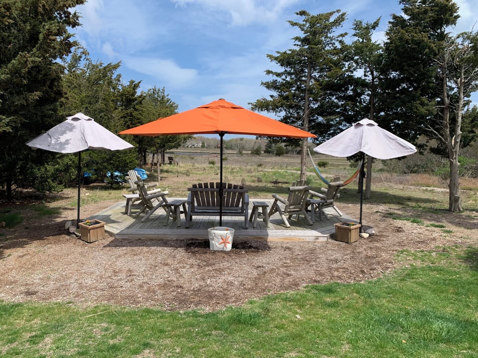 Backyard deck