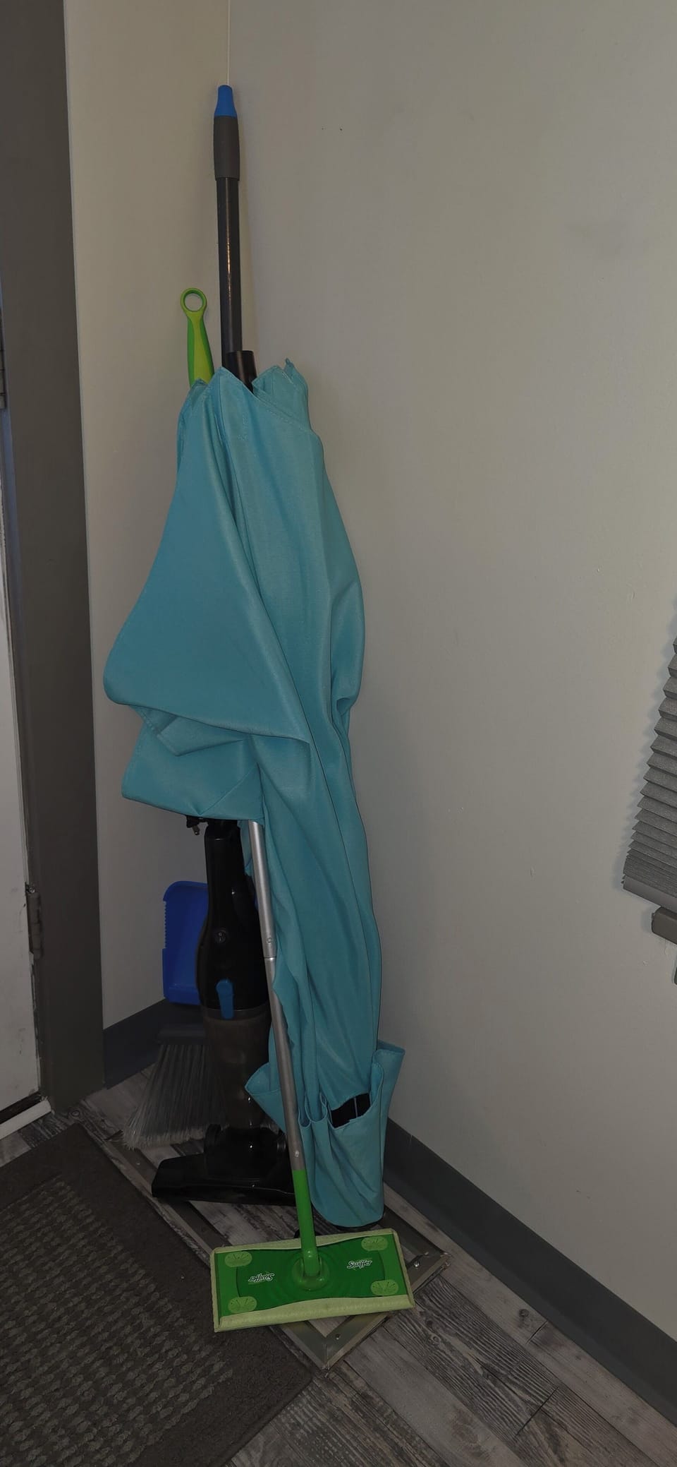 Cleaning Supplies & Umbrella
