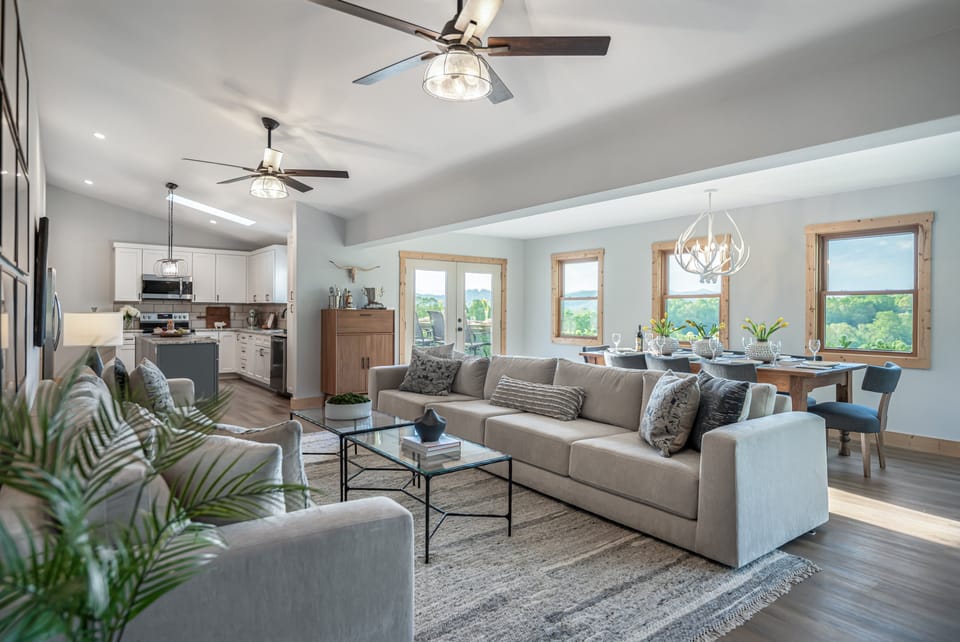 Spacious and stylish shared spaces designed for effortless entertaining