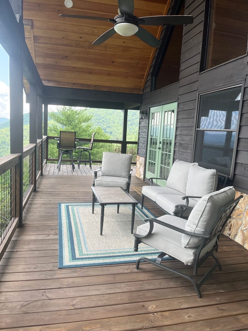 Main Level Deck Conversation Area