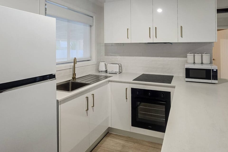 Clean, modern kitchen with everything you need