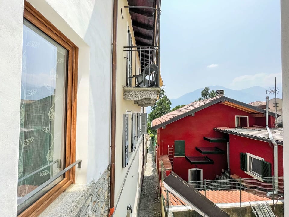 Wall, Urban Design, Balcony, Slope, Stairs, Paint, Mountain Village, Stock Photography