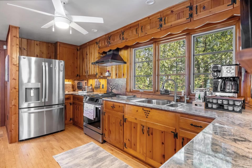 Kitchen at South Lamkin Lake House