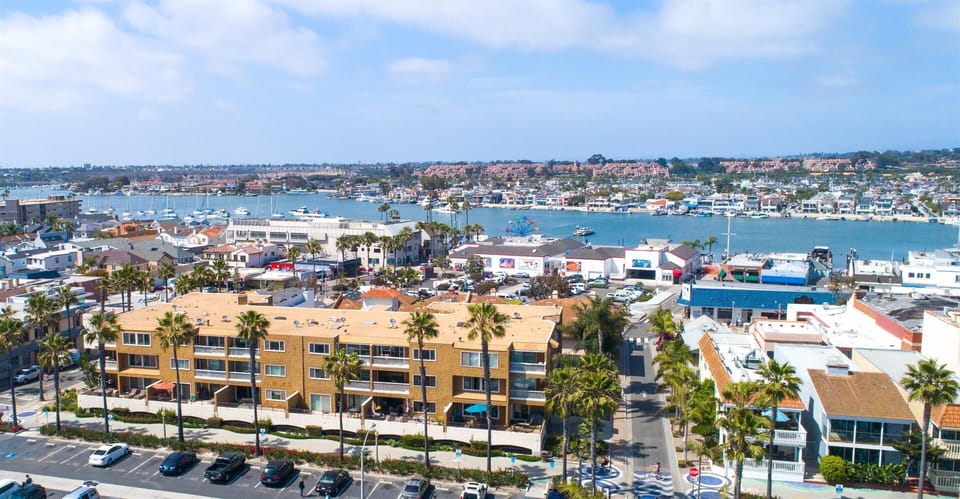 Aerial view of building