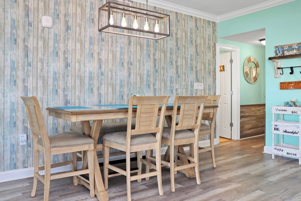 Dining Area and Full Bathroom