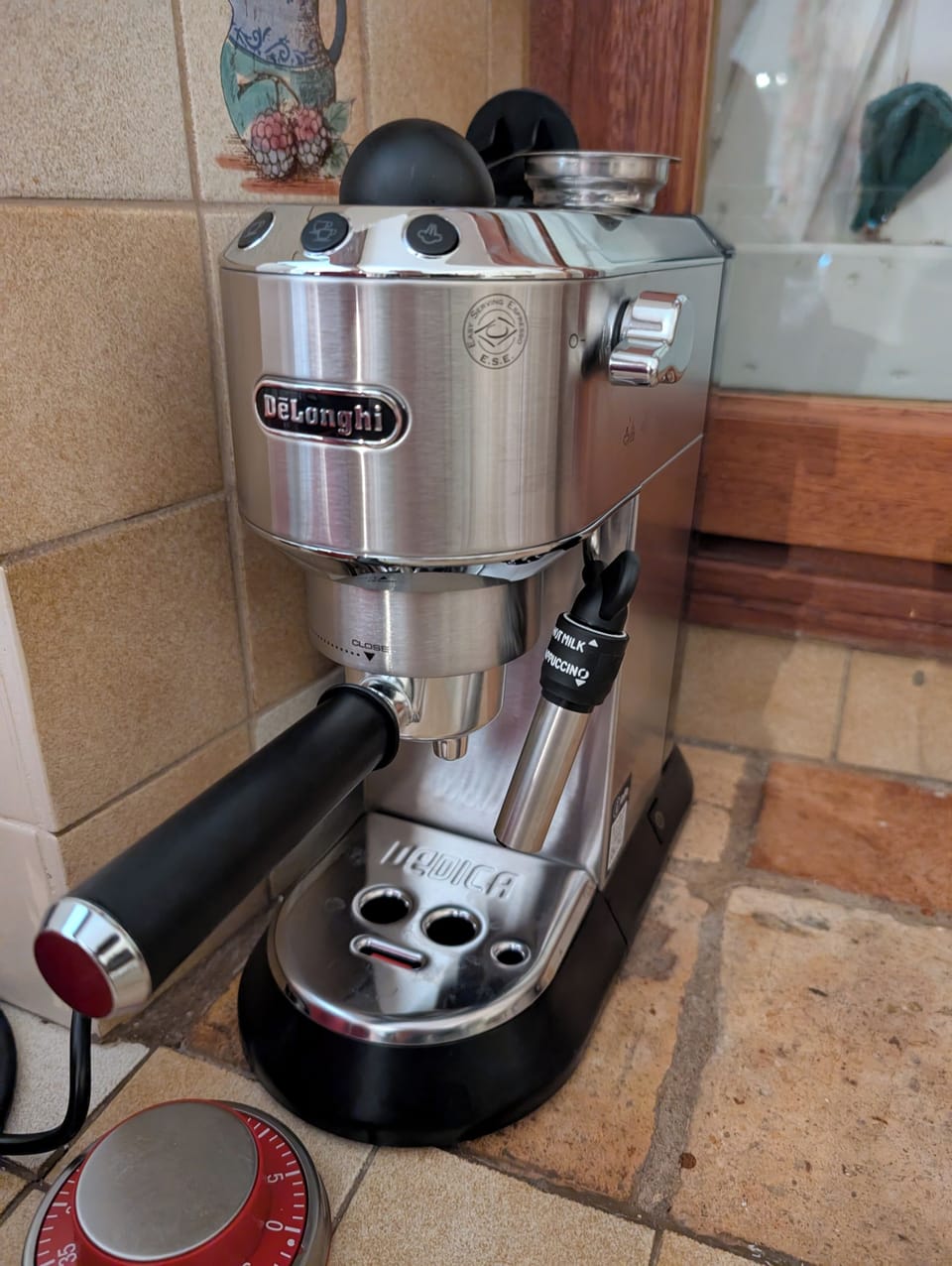 Modern coffee maker.