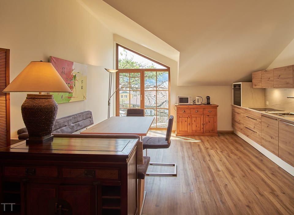 Kitchen and dining area