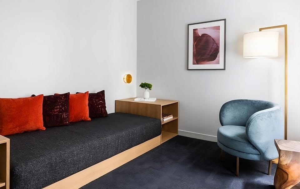 Living Area. Exact unit will be assigned upon arrival. Views, colors and decor may vary.