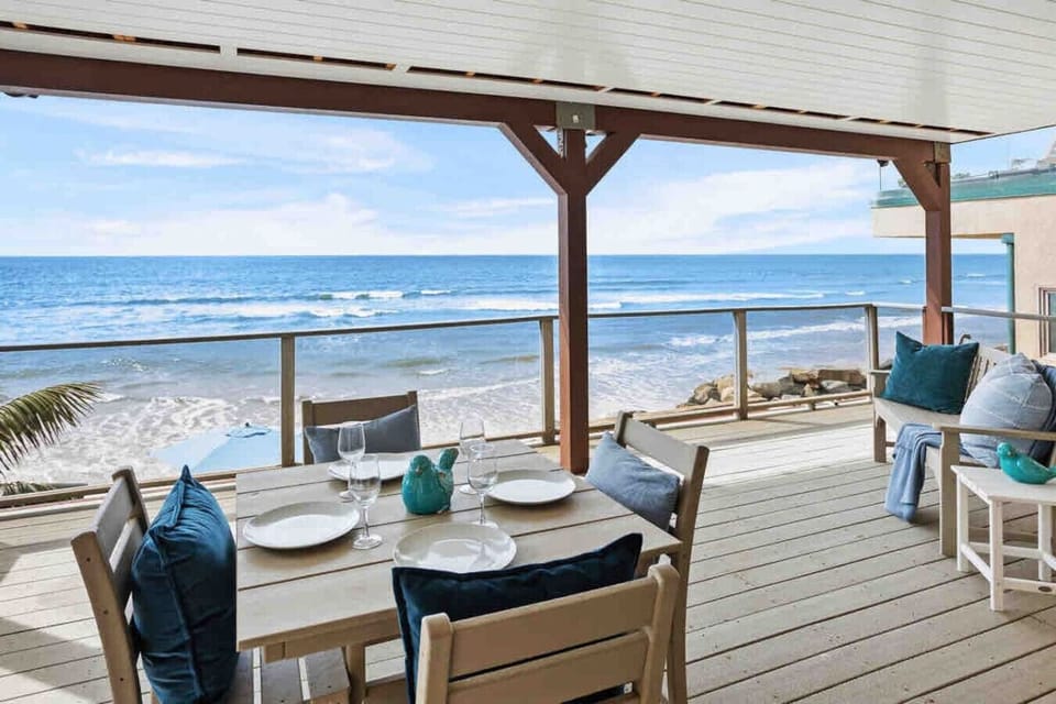 Enjoy beach views sunsets and your beachfront beach house in Oceanside