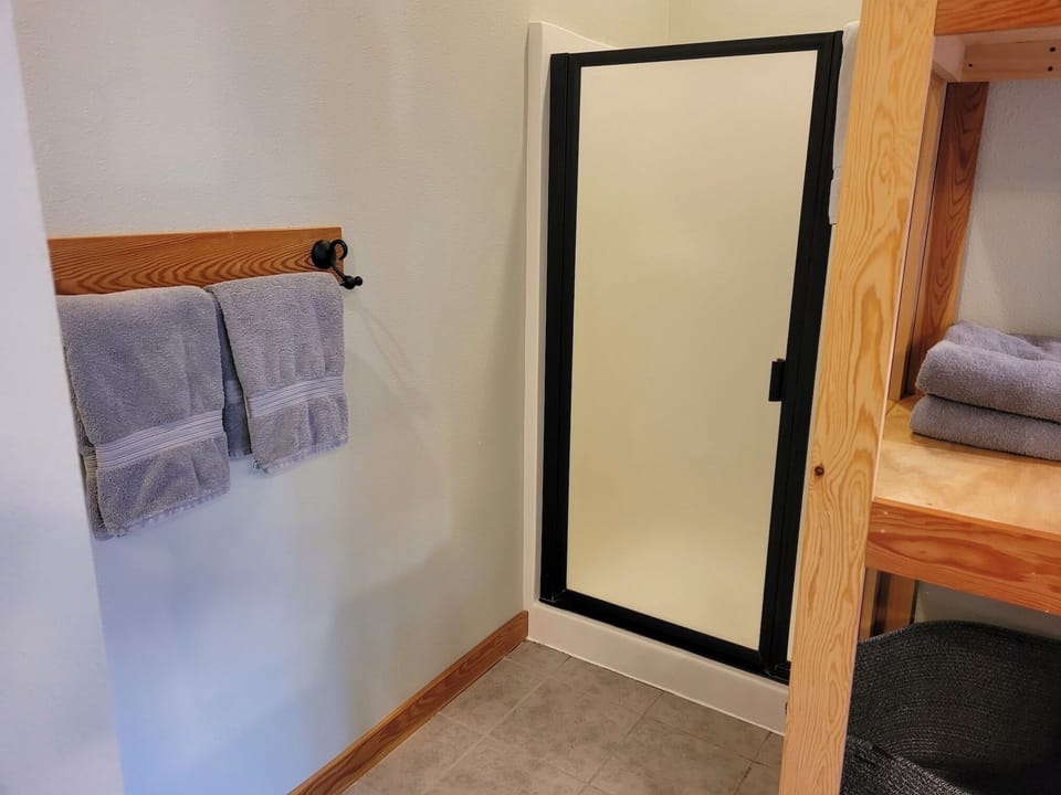 Shower in the King attached bathroom