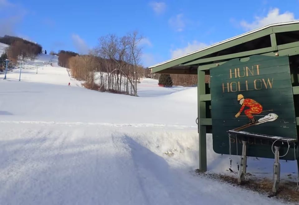 Enjoy nearby skiing at Hunt Hollow