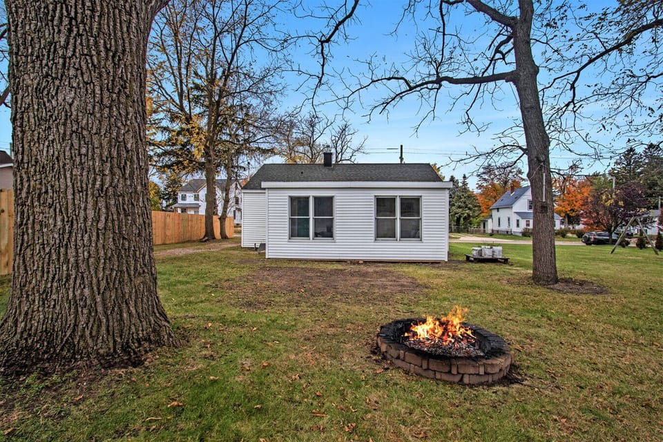 Backyard with Firepit