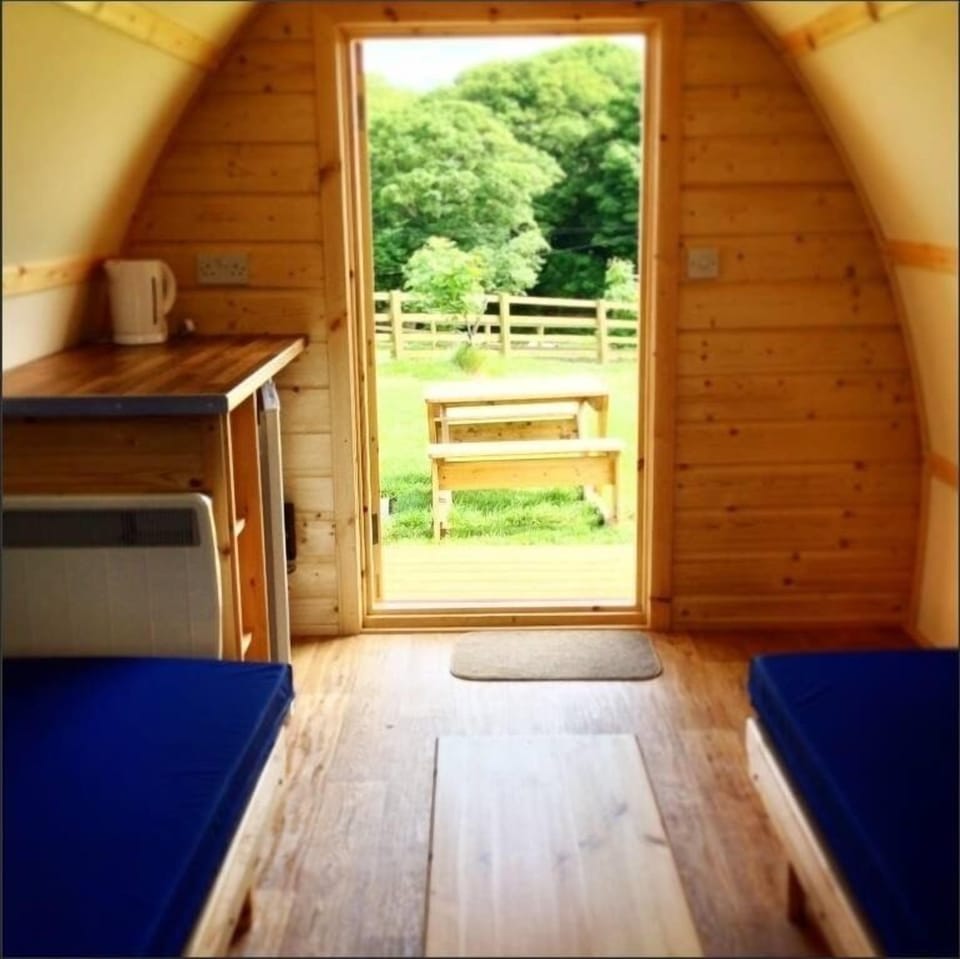 Small Standard wooden cabin view