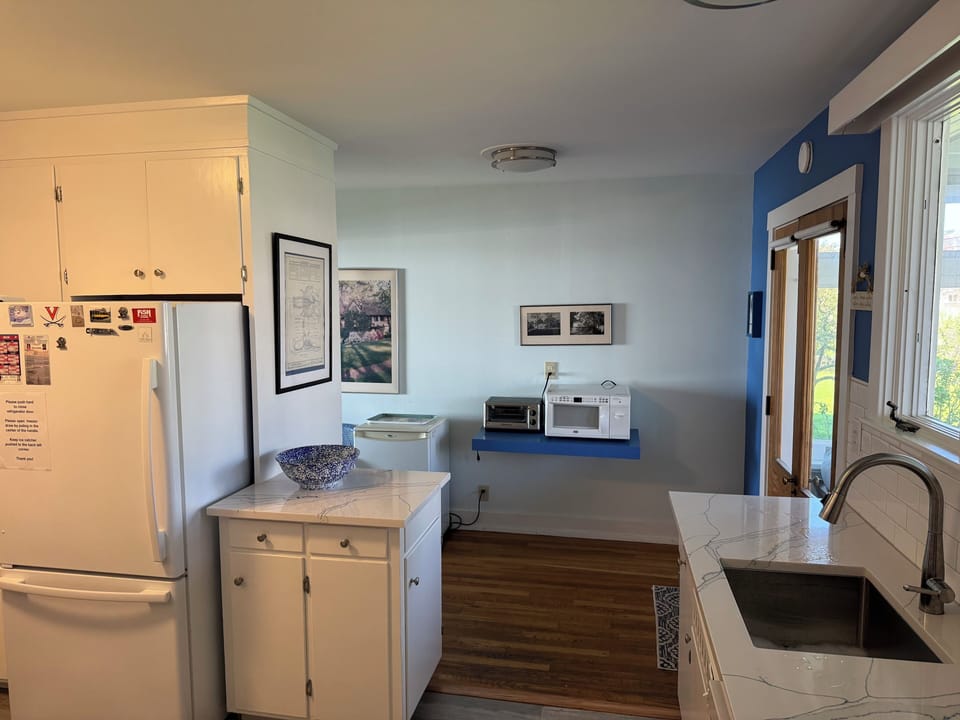 View of Kitchen from Dining Room.