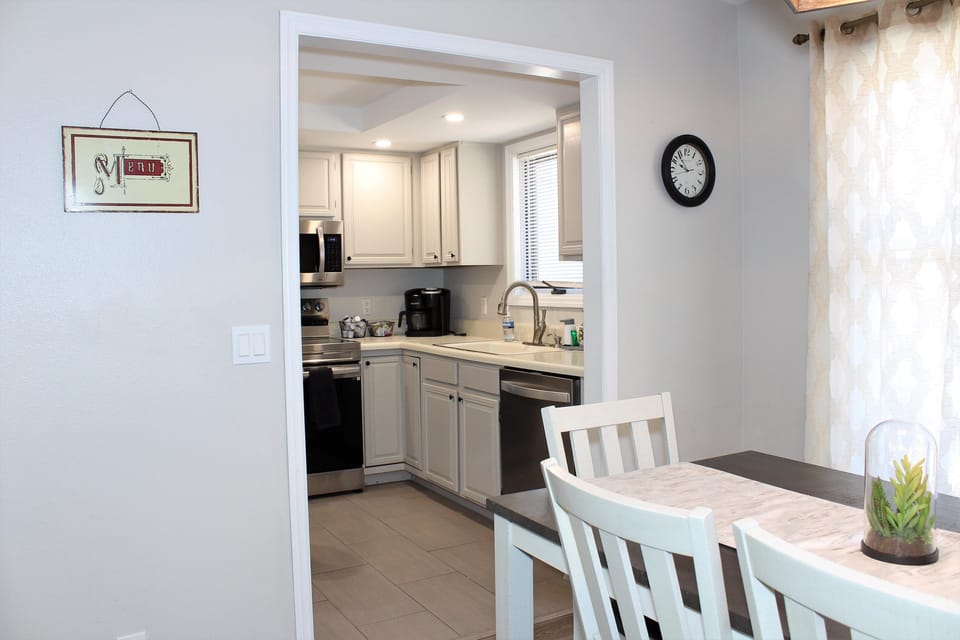 View of Kitchen from Dining room