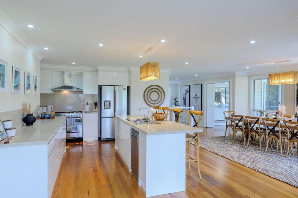 Kitchen and dining area