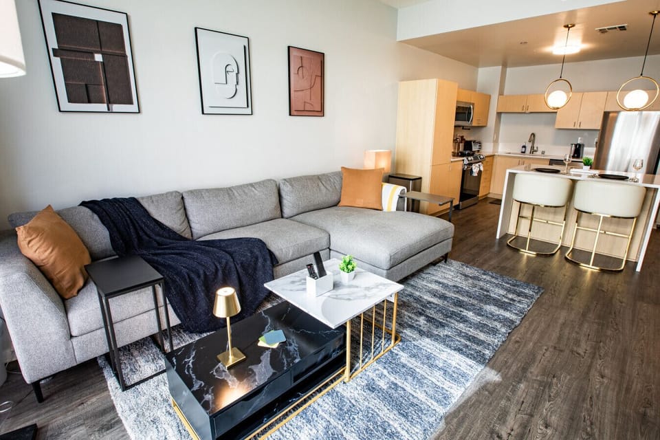 Relax in style with luxury designer furniture and a cozy ambiance.