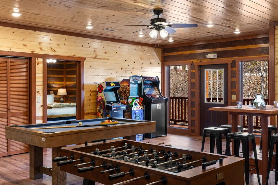 Endless entertainment! Arcade games, foosball, and more!
