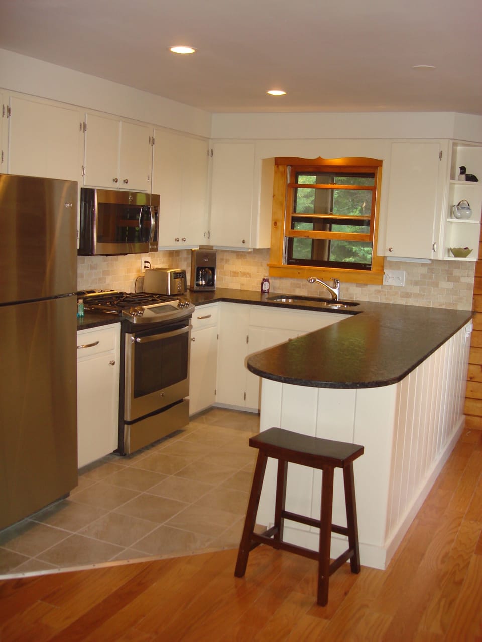 Fully stocked kitchen