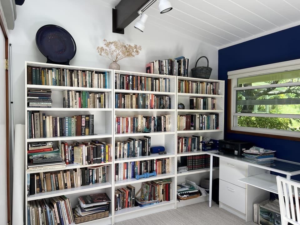 Dissemble the child bed & store it in closet to use this 3rd bedroom as a study.