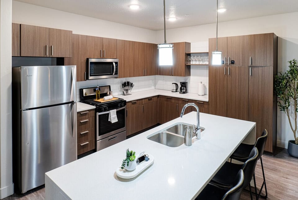 Fully stocked kitchen with everything you need
