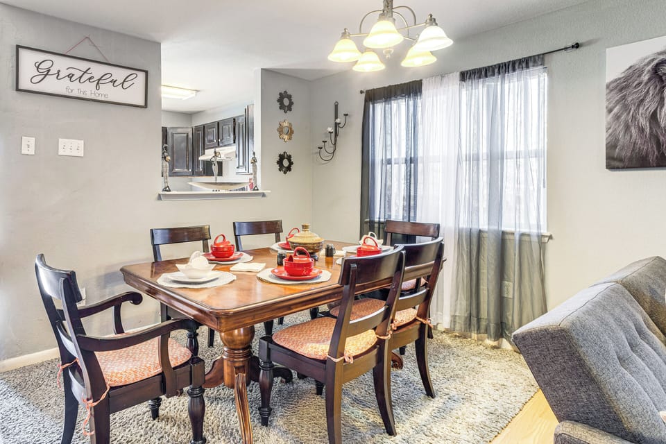 Dining Area | Dishware/Flatware | 1st Floor