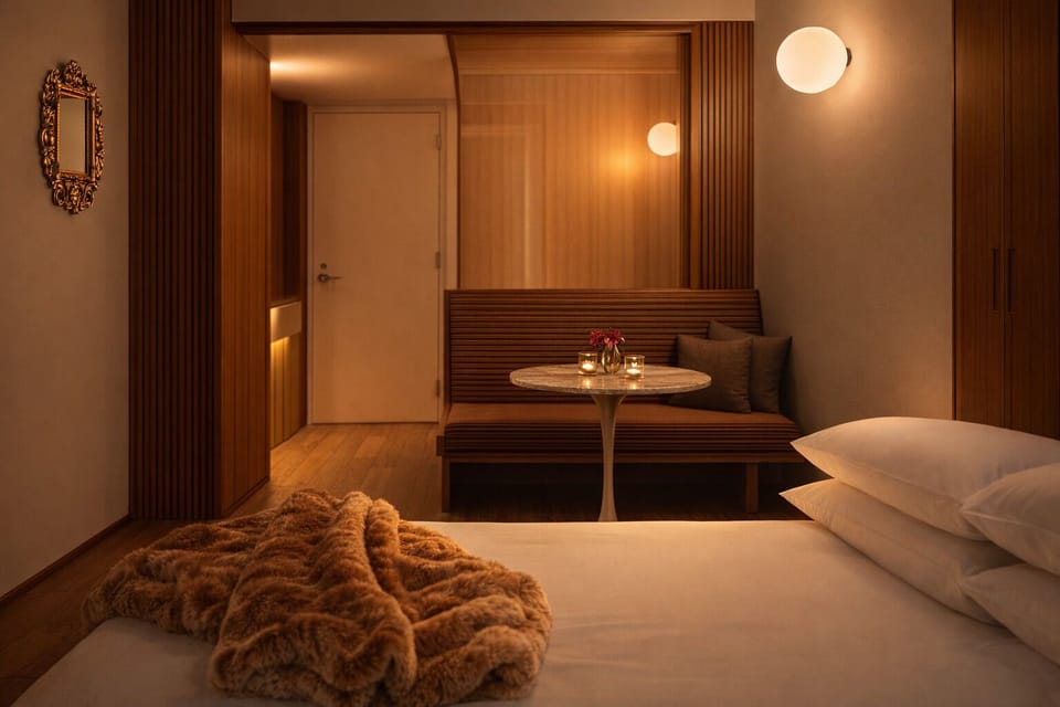 Bedroom. Interior and views may vary based on location and availability.