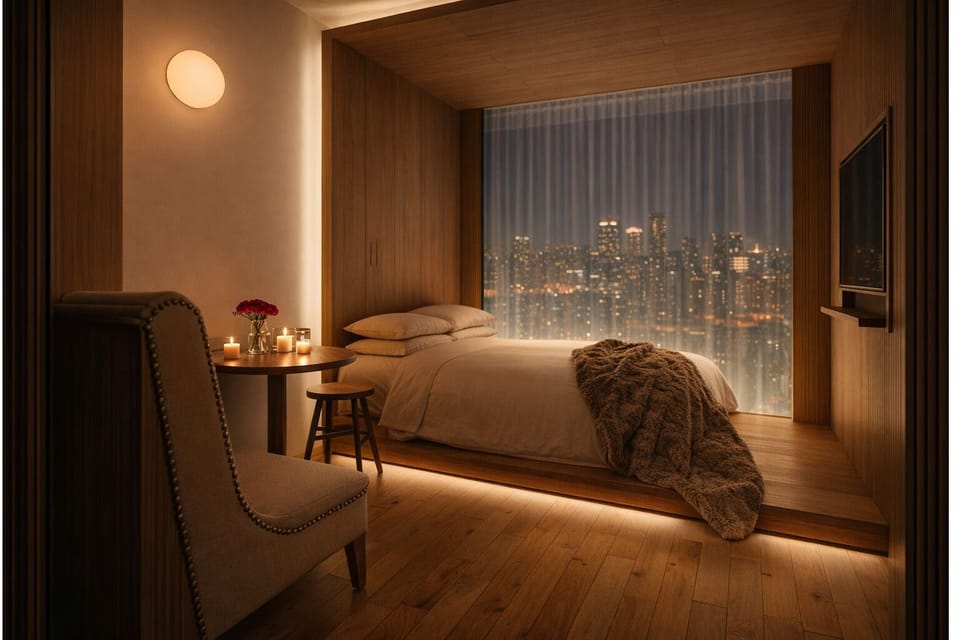 Bedroom. Interior and views may vary based on location and availability.