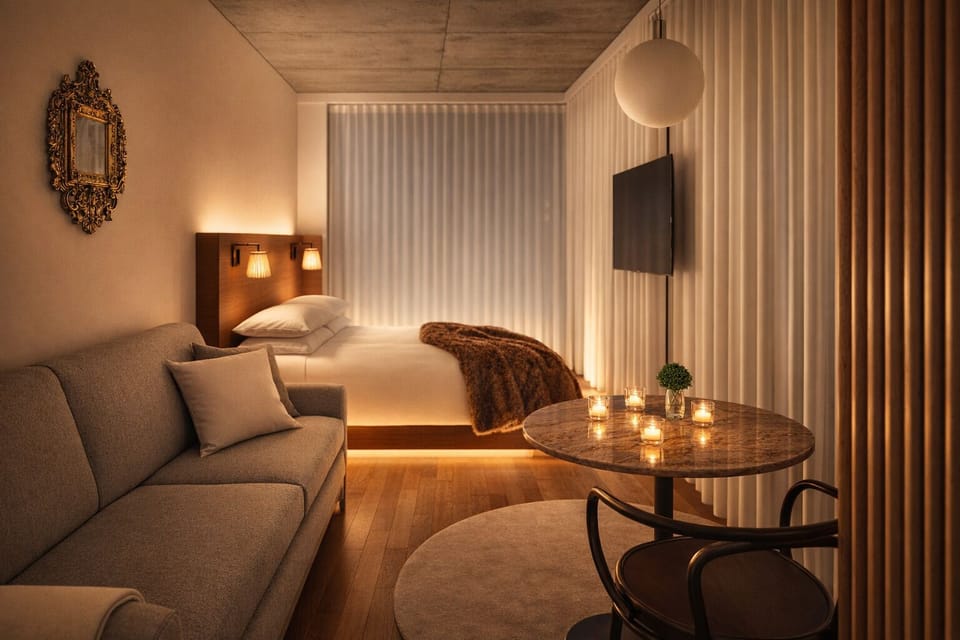 Bedroom. Interior and views may vary based on location and availability.