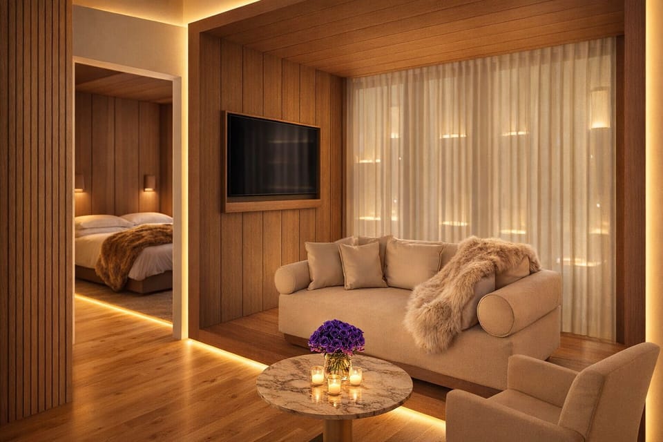 Bedroom. Interior and views may vary based on location and availability.