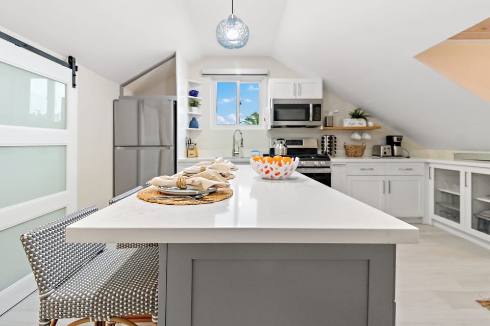 Kitchen and dining area