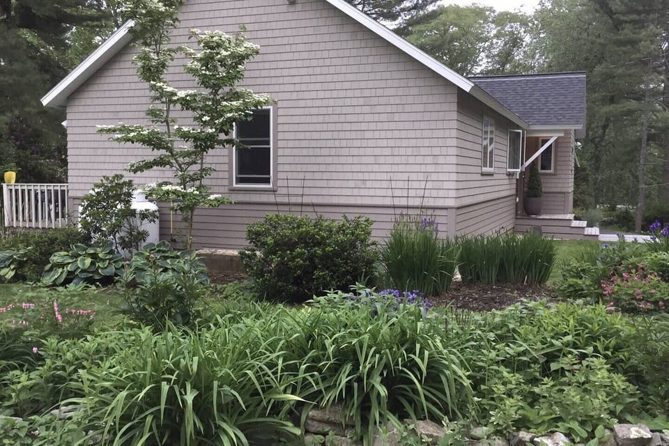 Perennial gardens ready to burst.