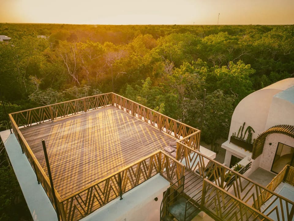 The most beautiful sunset vista in Tulum, for the perfect wedding ceremony.