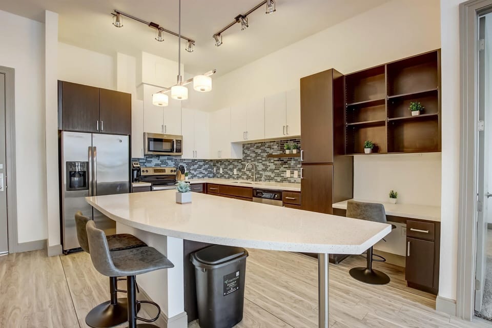 Kitchen and dining area