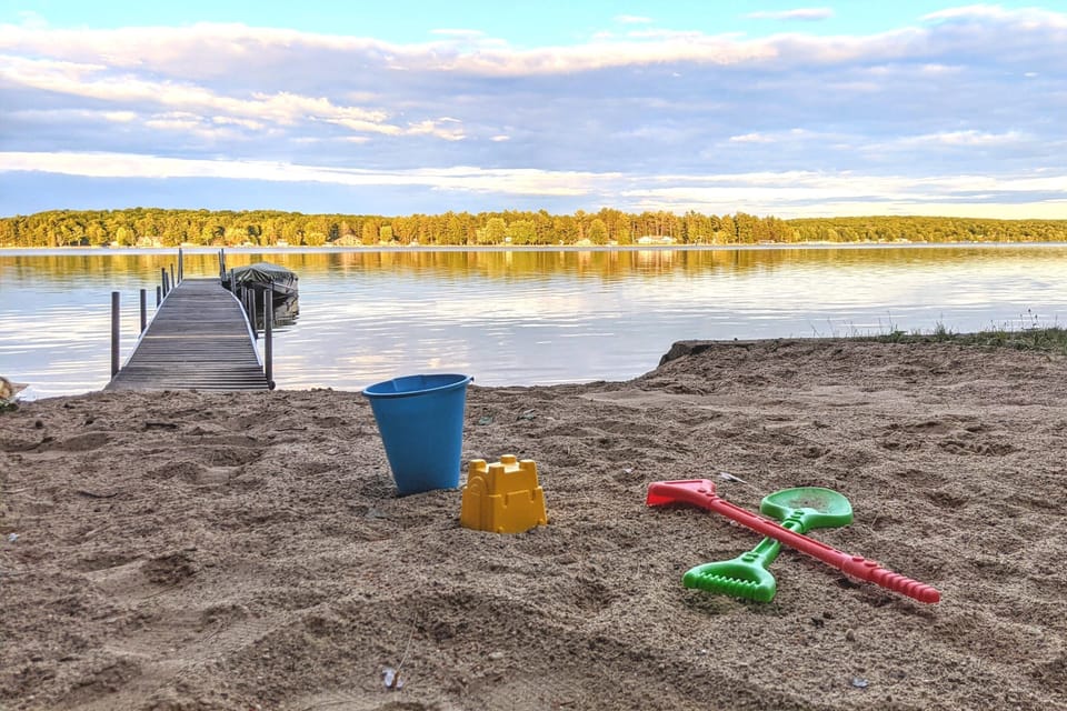 Our private beach, great for the little ones!