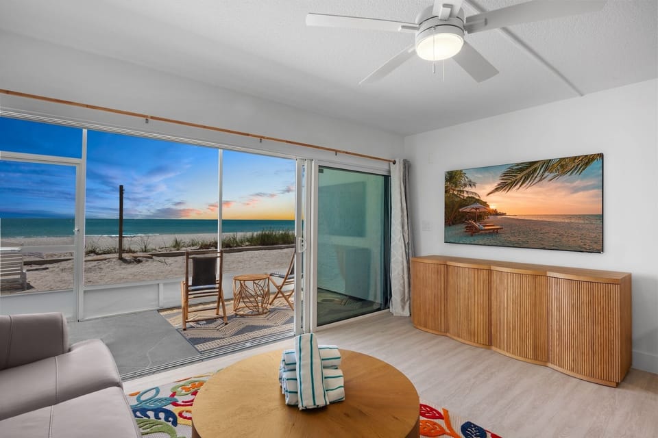 Living Area, Beachfront Patio