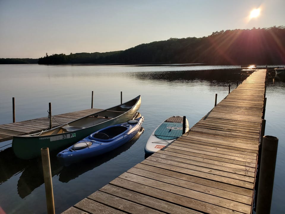 2 Canoes, 3 Kayak, and 2 Paddle boards!