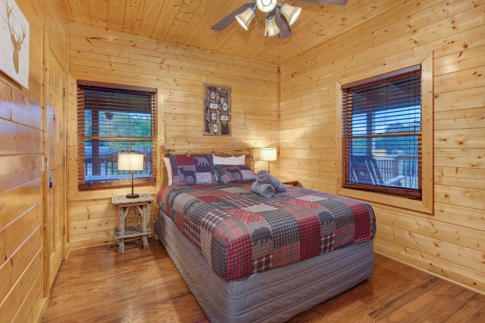 One of Honey Bear's comfy bedrooms