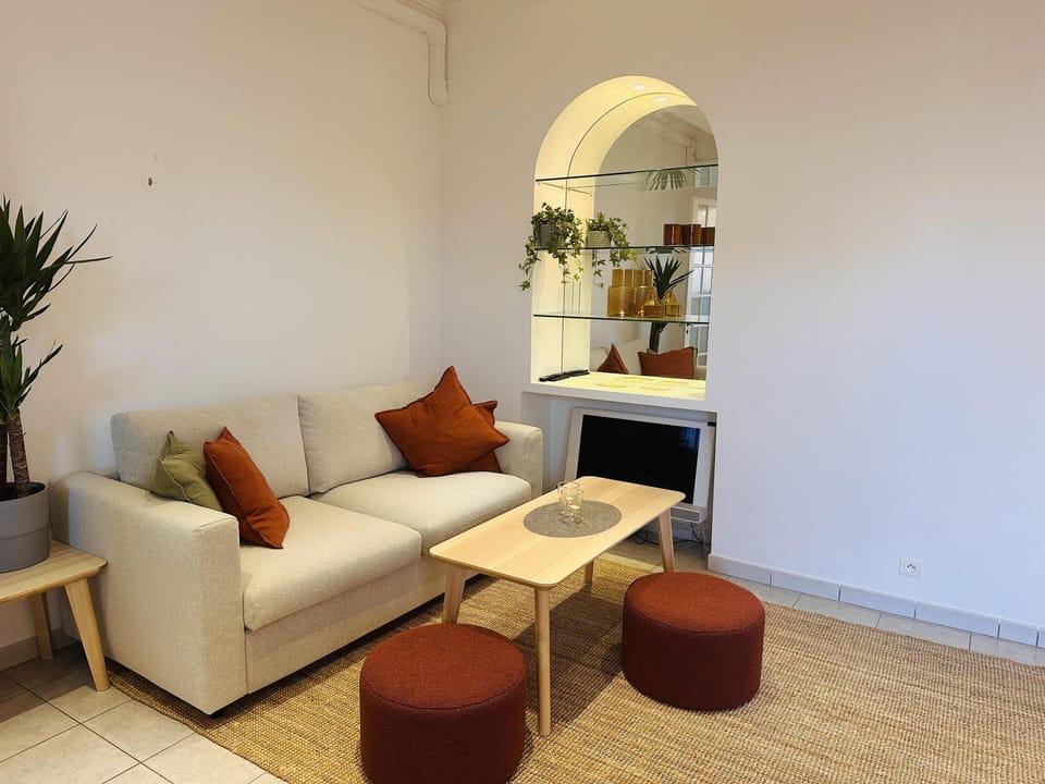 The sitting area