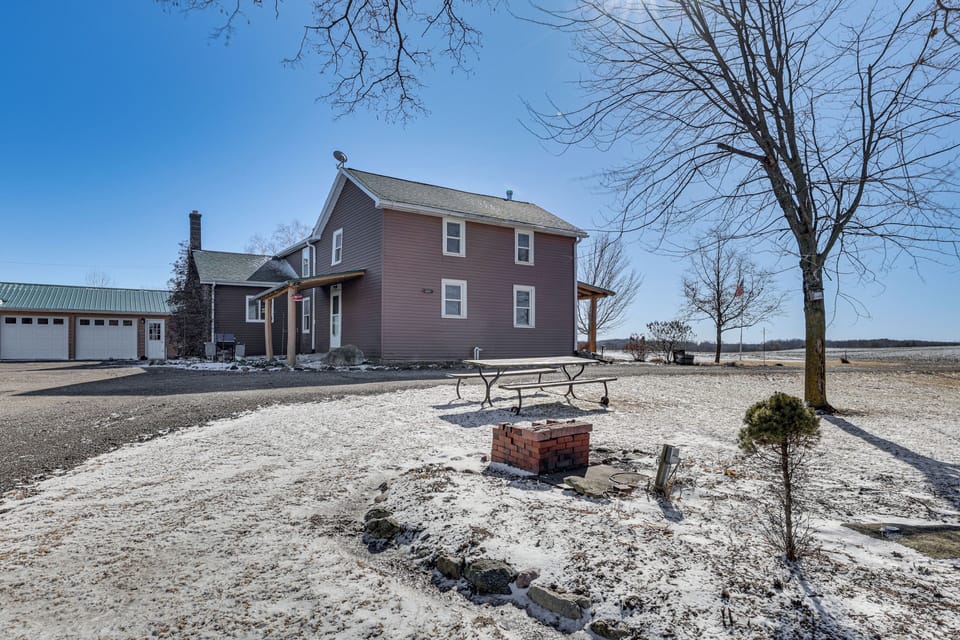 Shared 80-Acre Property | Picnic Table | Fire Pit | Gas Grill